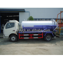 Dongfeng 4x2 camión de succión de aguas residuales de vacío, 3m3 camión cisterna de succión de aguas residuales